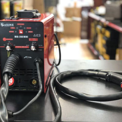 Máy hàn MIG không dùng khí 3 chức năng Sasuke Mig-200Mini- Hàng chính hãng