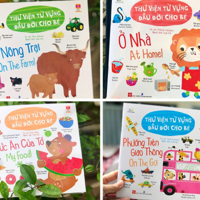 Combo - Thư viện từ vựng đầu đời cho bé 4T - 236N Tác giả: Tác giả: Amy Johnson Dịch giả: Linh Chi