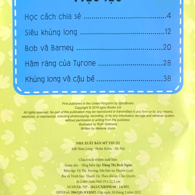 5 Phút Đọc Truyện Cùng Con Yêu - Câu Chuyện Về Những Chú Khủng Long