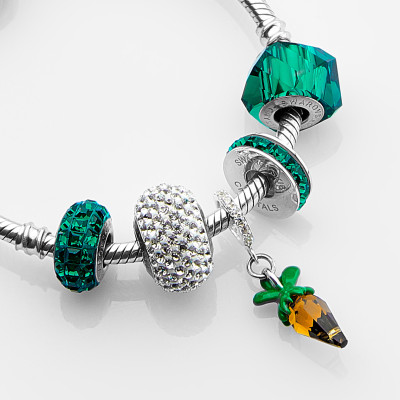 Charm Pha Lê Swarovski Cà Rốt