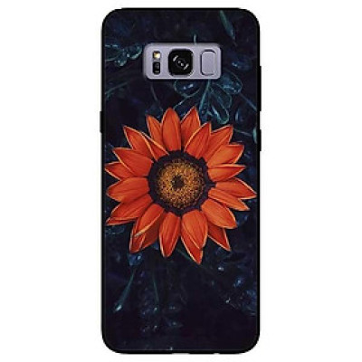 Ốp lưng dành cho Samsung S8 - S8 Plus - S9 Plus mẫu Bông Hoa Cam