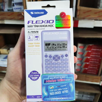 Máy Tính Khoa Học Flexio - Thiên Long Fx799VN - Phiên Bản 2025 - Màu Tím