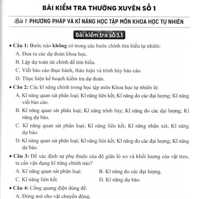 Sách tham khảo- Đề Kiểm Tra, Đánh Giá Vật Lí 7 - Khoa Học Tự Nhiên (Bám Sát SGK Kết Nối Tri Thức Với Cuộc Sống)_HA