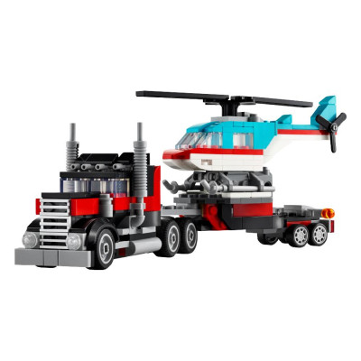 Đồ Chơi Lắp Ráp Xe Tải Vận Chuyển Trực Thăng LEGO CREATOR 31146 (270 chi tiết)