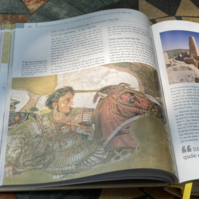 (Bìa cứng, sách tranh in màu toàn bộ siêu đẹp) WORLD HISTORY – Từ thế giới cổ đại đến thời đại thông tin - Philip Parker - ZenBooks