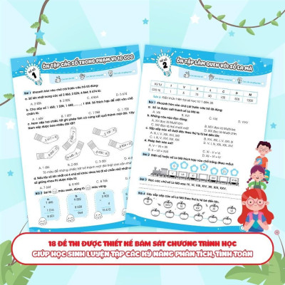 Sách - Bộ Đề Ôn Luyện Và Kiểm Tra Toán Lớp 3 - Tập 2 - Megabook