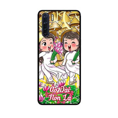 Ốp Lưng in cho Oppo A91 Mẫu Nền SG6 - Hàng Chính Hãng