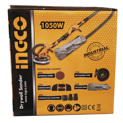 Máy chà bột mịn tường 215mm 1050W INGCO DWS10501- Hàng chính hãng
