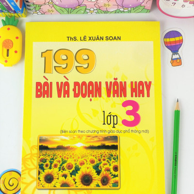 Sách - 199 Bài và Đoạn Văn Hay Lớp 3 - Biên soạn theo CT GDPT mới - ndbooks