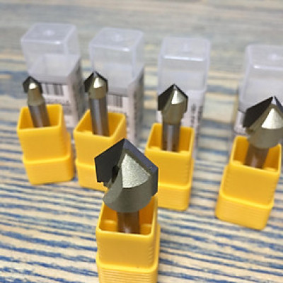 Mũi phay, mũi soi, mũi cắt rãnh chữ V 90độ 1/4"x5/8" (D=H=15.90mm) ARDEN