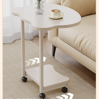 Bàn phụ sofa, bàn cafe họa tiết mặt mèo dễ thương decor phòng cực xinh thương hiệu IGA - GM117