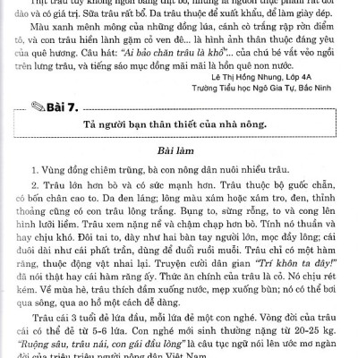 Những bài văn Miêu tả lớp 4 - Dùng chung cho các bộ SGK