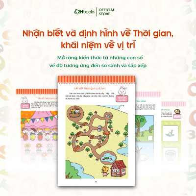 Sách Toán cho bé, Phát triển tiềm năng toán học cho trẻ - Toán  học cho trẻ mẫu giáo - Lớp lá 2 (Tái Bản 2021)- 2HBooks