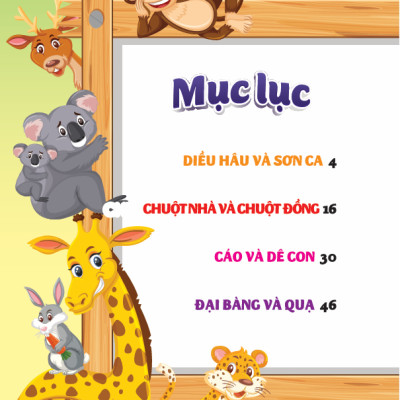 Sách - Truyện Tranh Đọc Bằng Hình Ảnh - Những Câu Chuyên Ngụ Ngôn Aesop Đặc Sắc - Tập 1 (VT)