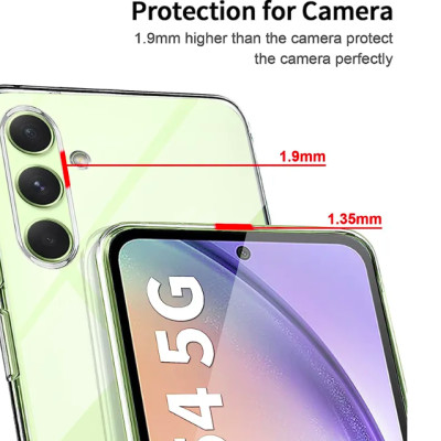 Ốp lưng silicon dẻo trong suốt mỏng 0.6mm cho Samsung Galaxy S24 FE , S23 Fe, S21 Fe , S20 Fe hiệu Ultra Thin độ trong tuyệt đối chống trầy xước - hàng chính hãng