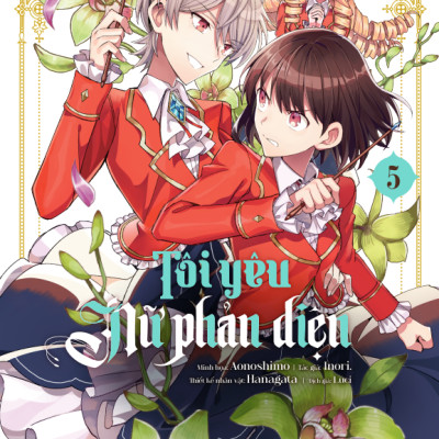 Sách - [Manga] Tôi Yêu Nữ Phản Diện - Tập 5 - Tặng Kèm Bookmark Phủ Nhung + Postcard Phủ Nhung + Pop-Up Card