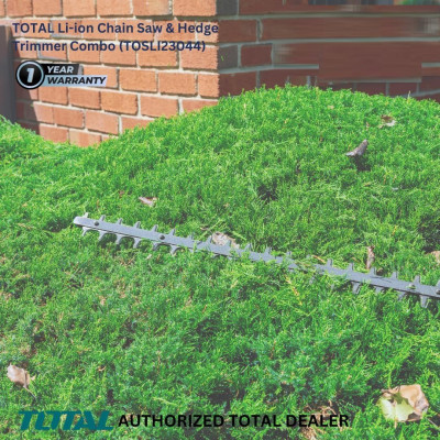 BỘ COMBO MÁY CƯA XÍCH TGSLI20851 & MÁY CẮT HÀNG RÀO THTLI20018(2 pin 20V/2.0Ah+ sạc) TOTAL TOSLI23044 - HÀNG CHÍNH HÃNG