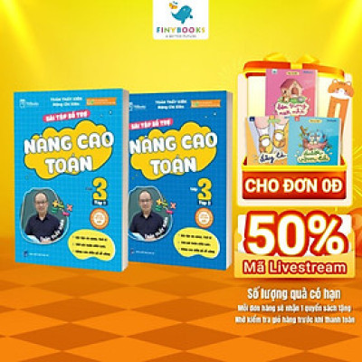 Sách - Combo Bài Tập Bổ Trợ Nâng Cao Toán Lớp 3 (Tập 1+Tập 2) - Theo Chương Trình Mới Nhất - TKBooks