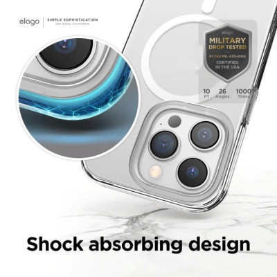 Ốp Lưng Elago Clear Case Hỗ Trợ Từ Tính Dành Cho iPhone 14 PRO MAX / 14 PRO / 14 PLUS / 14 - HÀNG CHÍNH HÃNG