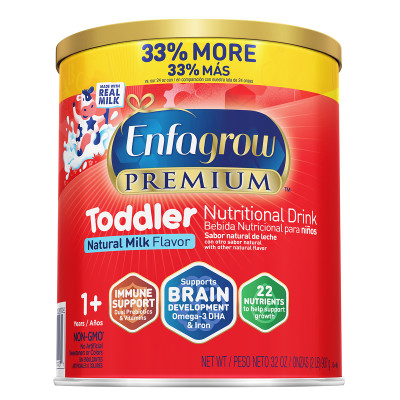 Sữa Bột Enfagrow Premium Toddler Hương Sữa Tự Nhiên cho trẻ trên 1 tuổi (907g)