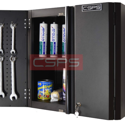 Tủ dụng cụ treo tường CSPS 61cm - 01 ngăn màu đen 61cm W x 35.5cm D x 61cm H