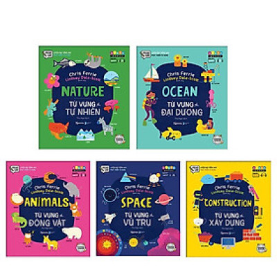 [ Thăng Long Books ] Bộ Sách Dành Cho Trẻ Từ 5- 10 tuổi Học Từ Vựng Tiếng Anh : STEAM WORDS