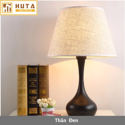 Đèn Ngủ Để Bàn HUTA Light For Life T3 Tăng Giảm Điều Chỉnh Độ Sáng, Thép, Trang Trí Phòng Ngủ
