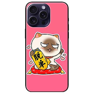 Ốp lưng dành cho Iphone 15 - Iphone 15 Plus - Iphone 15 Pro - Iphone 15 Pro Max - Mèo May Mắn 8 - Hàng Chính Hãng