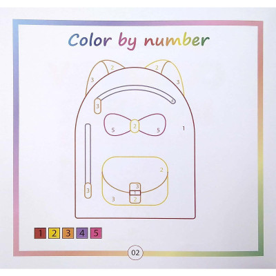 Sách - Color By Number - Tô Màu Theo Số - Tập 3 - Chính Thông Book