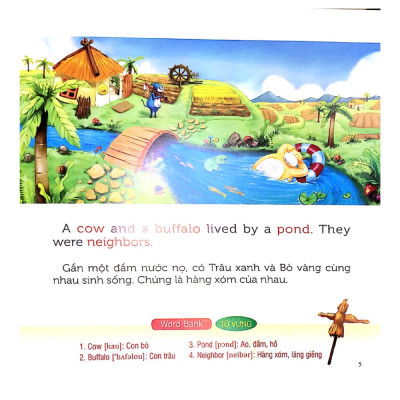 Truyện tranh SN Anh - Việt - Bé học tính chăm chỉ, biết sắp xếp thời gian (Hard working and Time management)