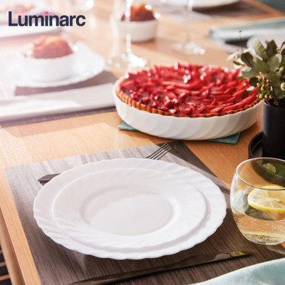 Khay nướng thủy tinh chịu nhiệt Luminarc 22x16cm, dùng lò nướng, lò vi sóng cường lực tốt - P4017