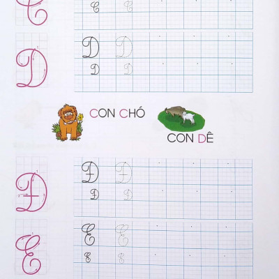 Tập Viết Chữ Hoa Lớp 1