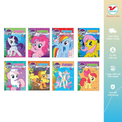 Sách Tô Màu - My Little Pony - Jumbo Tô Màu Và Các Trò Chơi 5 - Tân Việt Books