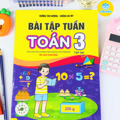 Sách - Bài Tập Tuần Toán 3 - Biên soạn theo chương trình GDPT mới - Cánh Diều - Ndbooks