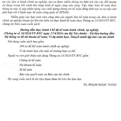 Hướng Dẫn Thực Hành Chế Độ Kế Toán Đơn Vị Hành Chính Sự Nghiệp