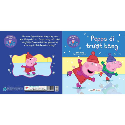 Sách - Truyện Tranh Thế Giới Diệu Kì Của Peppa Pig - Peppa Đi Trượt Băng - Tân Việt Books
