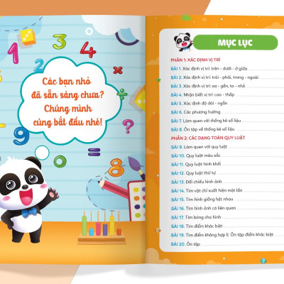 Phiếu Luyện Toán Tư Duy Cùng Gấu Kiki 3: Xác Định Vị Trí - Các Dạng Toán Quy Luật