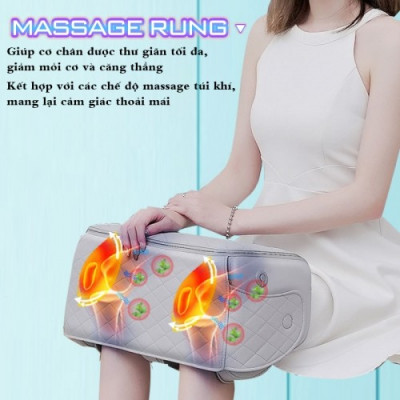 Máy Massage Đầu Gối YIJIA YJ-908F - Nén Ép Túi Khí Kết Hợp Rung Nóng