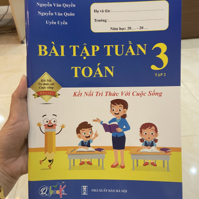 Sách - Bài tập tuần toán lớp 3 tập 2 (Kết nối tri thức với cuộc sống)