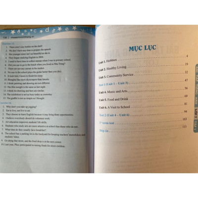 Sách - Bài tập Tiếng Anh lớp 7 ( tập 1 + tập 2) Global Success