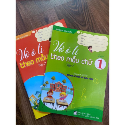 Sách - Vở Ô Li Theo Mẫu Chữ Lớp 1 - Tập 2 (Bám Sát SGK Kết Nối Tri Thức Với Cuộc Sống)