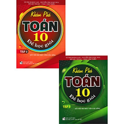 COMBO KHÁM PHÁ TOÁN 10 ĐỂ HỌC GIỎI (DÙNG KÈM SGK KẾT NỐI) (BỘ 2 CUỐN)