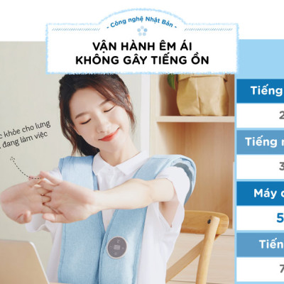 Máy Massage Cổ Vai Gáy, Máy Đấm Lưng Bear AMQ-A01X1 Gồm 4 Kỹ Thuật Đấm Lưng Gồm 16 Cường Độ Massage Như Người Thật - Hàng Chính Hãng