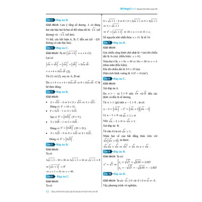 Củng cố kiến thức luyện giải bài tập Đại số Toán 9 (theo chủ đề)