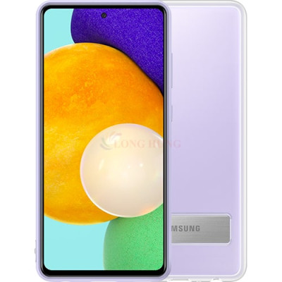 Ốp lưng nhựa cứng Clear Standing Cover Samsung Galaxy A72 EF-JA725 - Hàng chính hãng