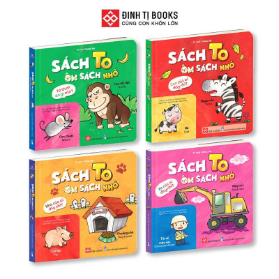 Sách - Bộ Sách To Ôm Sách Nhỏ Dành Cho Trẻ 3 - 6 Tuổi - Đinh Tị Books