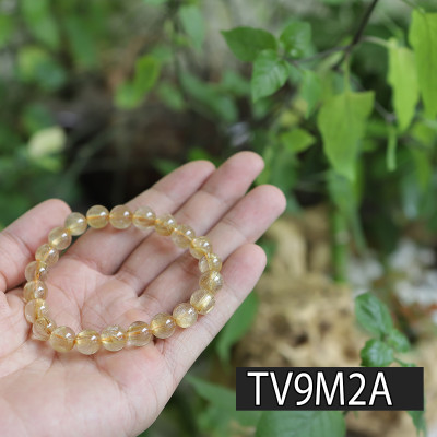 Vòng thạch anh tóc vàng by Anqlo Lusso 9mm-2A