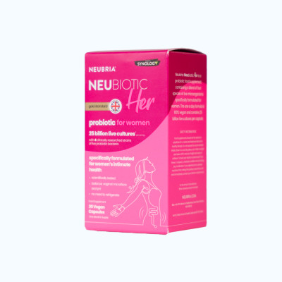 Thực phẩm bảo vệ sức khỏe Neubria® Neubiotic Her Bổ sung lợi khuẩn hỗ trợ sức khỏe nữ giới (Hộp 30 viên)