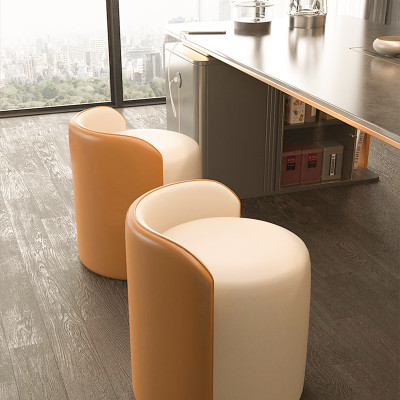 Ghế đôn sofa, ghế bàn trang điểm bọc da cao cấp decor phòng hiện đại - GC51