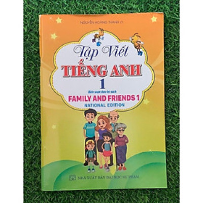 Sách -Tập Viết Tiếng Anh lớp 1 - National Edition (Biên soạn theo bộ sách Family and  friends 1) (HA-MK)